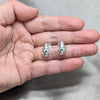 Sterling Silver Stud Earring, Teardrop Design, Polished, Silver Finish, 02.401.0095