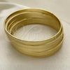 Oro Laminado Semanario Bangle, Gold Filled Style Polished, Golden Finish, 07.252.0073.05