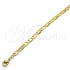 Oro Laminado Basic Bracelet, Gold Filled Style Polished, Golden Finish, 04.213.0117.08