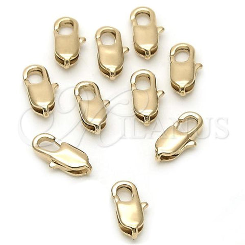 Oro Laminado Lobster Clasp, Gold Filled Style Polished, Golden Finish, 5.234.003.10