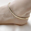 Oro Laminado Basic Anklet, Gold Filled Style Polished, Golden Finish, 04.319.0013.10