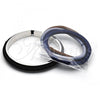 Rhodium Plated Individual Bangle, Polished, Rhodium Finish, 07.192.0029.1 (08 MM Thickness, One size fits all)