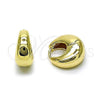 Oro Laminado Huggie Hoop, Gold Filled Style Polished, Golden Finish, 02.196.0183.16