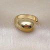 Oro Laminado Elegant Ring, Gold Filled Style Teardrop Design, Polished, Golden Finish, 01.163.0003