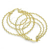 Oro Laminado Large Hoop, Gold Filled Style Diamond Cutting Finish, Golden Finish, 02.168.0045.55