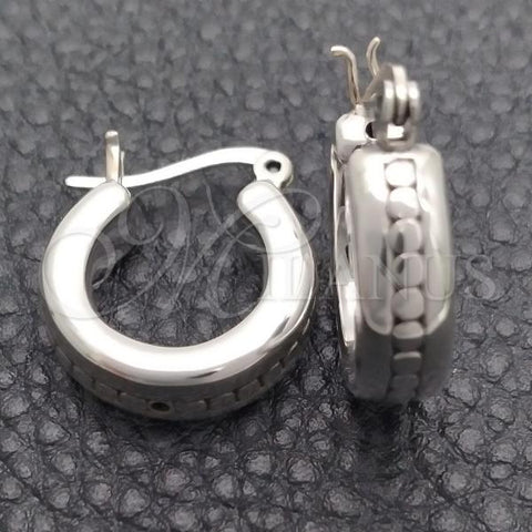 Sterling Silver Small Hoop, Polished, Silver Finish, 02.395.0002.20