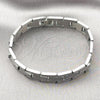 Stainless Steel Solid Bracelet, Polished, Steel Finish, 03.114.0225.5.08