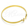 Oro Laminado Individual Bangle, Gold Filled Style Polished, Golden Finish, 07.185.0017.06 (05 MM Thickness, One size fits all)
