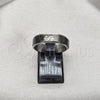 Stainless Steel Mens Ring, Four-leaf Clover Design, Polished, Steel Finish, 01.63.0617.11