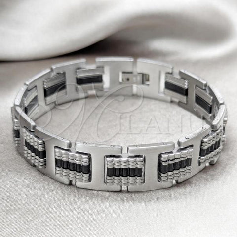 Stainless Steel Solid Bracelet, Polished, Steel Finish, 03.63.22962.08