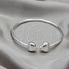 Sterling Silver Individual Bangle, Polished, Silver Finish, 07.409.0025