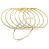 Oro Laminado Semanario Bangle, Gold Filled Style Polished, Golden Finish, 5.232.002.05 (02 MM Thickness, Size 5 - 2.50 Diameter)