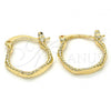 Oro Laminado Small Hoop, Gold Filled Style Polished, Golden Finish, 02.96.0081.15