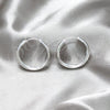 Sterling Silver Medium Hoop, Polished, Silver Finish, 02.425.0026.30