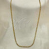 Oro Laminado Basic Necklace, Gold Filled Style Polished, Golden Finish, 04.213.0068.20