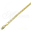 Oro Laminado Basic Bracelet, Gold Filled Style Polished, Golden Finish, 04.63.1340.08
