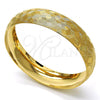 Oro Laminado Individual Bangle, Gold Filled Style Diamond Cutting Finish, Golden Finish, 07.165.0015.05
