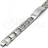 Stainless Steel Solid Bracelet, Polished, Steel Finish, 03.114.0219.09