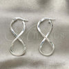 Sterling Silver Medium Hoop, Polished, Silver Finish, 02.389.0166.30