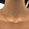 Oro Laminado Basic Necklace, Gold Filled Style Polished, Golden Finish, 04.213.0067.20