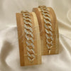 Oro Laminado Fancy Bracelet, Gold Filled Style with White Cubic Zirconia, Polished, Golden Finish, 03.284.0005.09