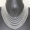 Sterling Silver Basic Bracelet, Miami Cuban Design, Polished, Silver Finish, 03.420.0003.07