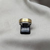 Stainless Steel Mens Ring, Double and Cross Design, Polished, Two Tone, 01.63.0735.07