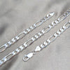 Sterling Silver Basic Bracelet, Figaro Design, Polished, Silver Finish, 04.420.0009.9