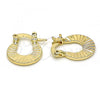 Oro Laminado Small Hoop, Gold Filled Style Polished, Golden Finish, 02.163.0081.12