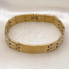 Stainless Steel Solid Bracelet, Polished, Golden Finish, 03.114.0218.4.09