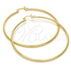 Oro Laminado Large Hoop, Gold Filled Style Polished, Golden Finish, 5.134.004.60