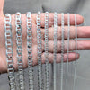 Sterling Silver Basic Anklet, Mariner Design, Polished, Silver Finish, 04.420.0021.10