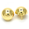 Oro Laminado Leverback Earring, Gold Filled Style Polished, Golden Finish, 02.163.0044