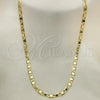 Oro Laminado Basic Necklace, Gold Filled Style Polished, Golden Finish, 04.213.0170.24