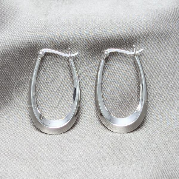 Sterling Silver Small Hoop, Polished, Silver Finish, 02.425.0011.20