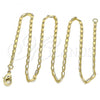 Oro Laminado Basic Necklace, Gold Filled Style Polished, Golden Finish, 04.213.0029.16