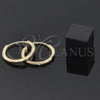 Oro Laminado Children Hoop, Gold Filled Style Diamond Cutting Finish, Golden Finish, 5.159.103