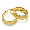 Oro Laminado Medium Hoop, Gold Filled Style Polished, Golden Finish, 02.106.0012.30