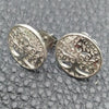 Sterling Silver Stud Earring, Tree Design, Polished, Silver Finish, 02.392.0011