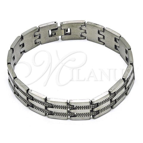 Stainless Steel Solid Bracelet, Polished, Steel Finish, 03.114.0274.3.09