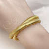 Stainless Steel Fancy Bracelet, Polished, Golden Finish, 03.341.2288.1.08