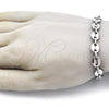 Stainless Steel Basic Bracelet, Puff Mariner Design, Polished,, 03.278.0011.08