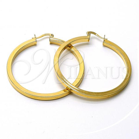 Oro Laminado Medium Hoop, Gold Filled Style Polished, Golden Finish, 5.136.023.45