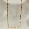 Oro Laminado Basic Necklace, Gold Filled Style Polished, Golden Finish, 04.213.0152.22