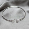 Sterling Silver Individual Bangle, Polished, Silver Finish, 07.393.0002.05