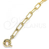 Oro Laminado Basic Bracelet, Gold Filled Style Polished, Golden Finish, 03.378.0001.07