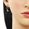 Rhodium Plated Stud Earring, Teardrop Design, Polished, Rhodium Finish, 02.428.0002.1