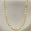 Oro Laminado Basic Necklace, Gold Filled Style Polished, Golden Finish, 04.213.0093.20