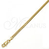 Gold Tone Basic Bracelet, Polished, Golden Finish, 04.242.0020.08GT