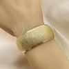 Oro Laminado Individual Bangle, Gold Filled Style Matte Finish, Golden Finish, 07.101.0025